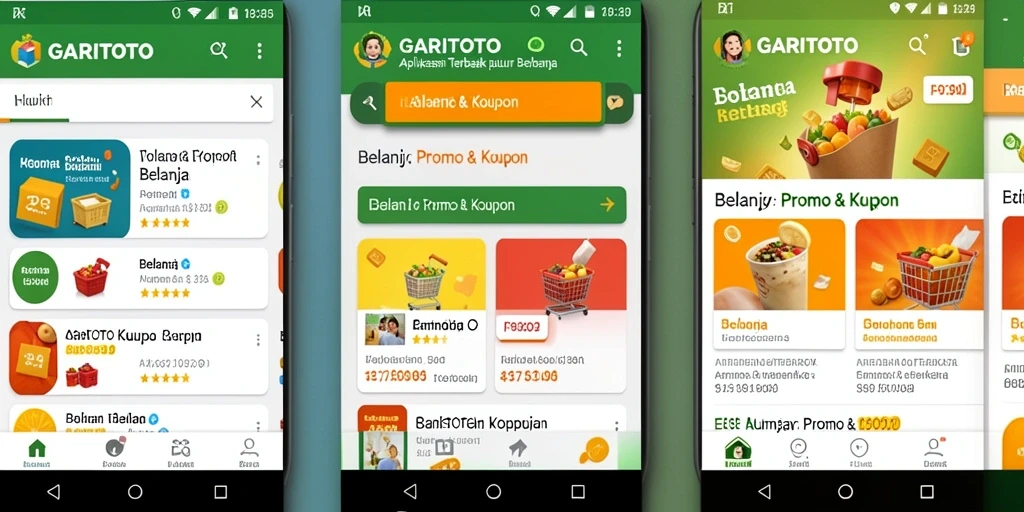 Tampilan antarmuka GARITOTO dengan fitur Promo & Kupon yang menarik.