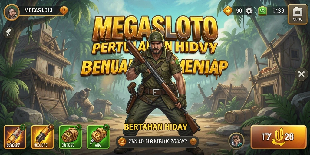 Tampilan antarmuka MEGASLOTO yang menarik dan fungsional.