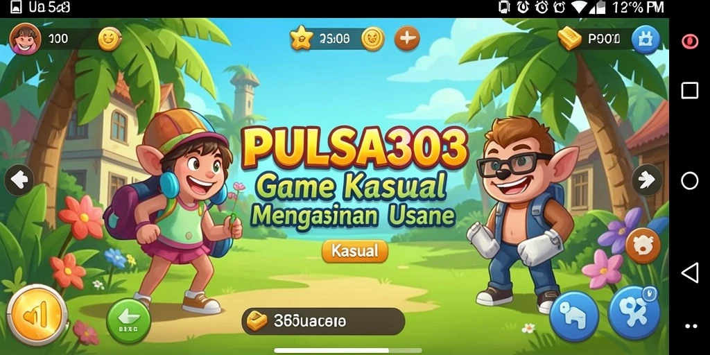 Antarmuka permainan PULSA303 yang menarik dan interaktif.